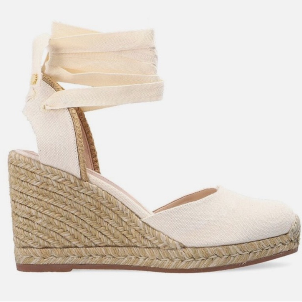 Stuart Weitzman Cream Espadrilles